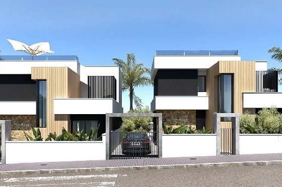Villa in Ciudad Quesada zu verkaufen, Wohnfläche 200 m², Zustand Erstbezug, Klimaanlage, Grundstück 255 m², 3 Schlafzimmer, 3 Badezimmer, Pool, ref.: HA-CQN-121-E01-2