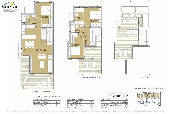 Villa in Pilar de la Horadada zu verkaufen, Wohnfläche 158 m², Zustand Erstbezug, Grundstück 280 m², 3 Schlafzimmer, 3 Badezimmer, Pool, ref.: HA-PIN-104-E01-3