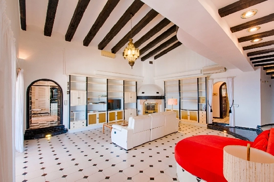 Villa in Moraira zu verkaufen, Woongedeelte 300 m², Bouwjaar 1984, Klimaanlage, Grondstuk 1615 m², 3 Slaapkamers, 2 Badkamers, Pool, ref.: AM-12279DA-27