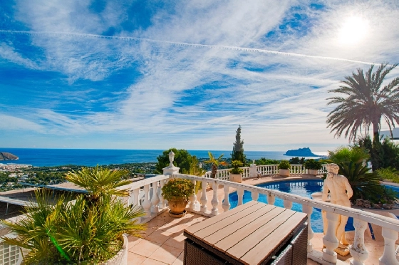 Villa in Moraira zu verkaufen, Woongedeelte 300 m², Bouwjaar 1984, Klimaanlage, Grondstuk 1615 m², 3 Slaapkamers, 2 Badkamers, Pool, ref.: AM-12279DA-4