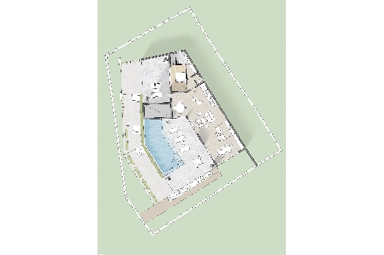 Villa in Benitachell zu verkaufen, Woongedeelte 451 m², Bouwjaar 2024, Klimaanlage, Grondstuk 800 m², 4 Slaapkamers, 4 Badkamers, Pool, ref.: AM-12286DA-4