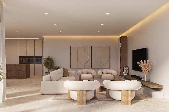 Villa in Moraira zu verkaufen, Woongedeelte 395 m², Bouwjaar 2025, Klimaanlage, Grondstuk 814 m², 4 Slaapkamers, 3 Badkamers, Pool, ref.: AM-12303DA-4
