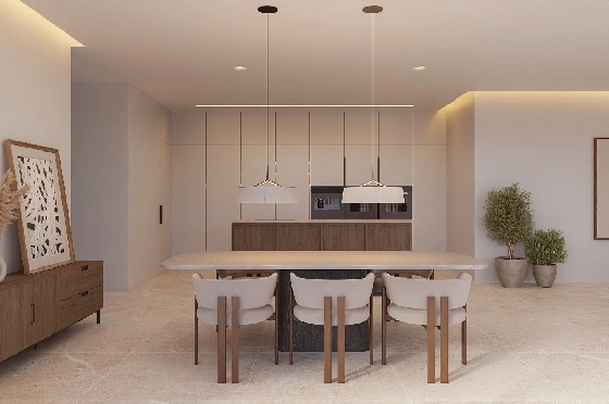 Villa in Moraira zu verkaufen, Woongedeelte 395 m², Bouwjaar 2025, Klimaanlage, Grondstuk 814 m², 4 Slaapkamers, 3 Badkamers, Pool, ref.: AM-12303DA-6
