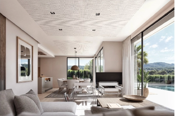 Villa in Moraira zu verkaufen, Woongedeelte 195 m², Bouwjaar 2025, Klimaanlage, Grondstuk 811 m², 4 Slaapkamers, 4 Badkamers, Pool, ref.: AM-12327DA-8
