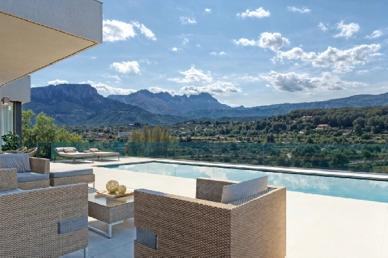Villa in Calpe zu verkaufen, Woongedeelte 190 m², Bouwjaar 2025, Klimaanlage, Grondstuk 1000 m², 3 Slaapkamers, 3 Badkamers, Pool, ref.: AM-12431DA-3