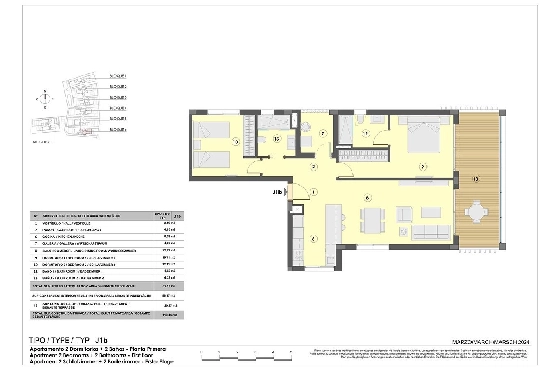 Etagen Apartment in Colonia de Sant Jordi zu verkaufen, Wohnfläche 118 m², Zustand Erstbezug, + fussboden, Klimaanlage, 2 Schlafzimmer, 2 Badezimmer, Pool, ref.: HA-MLN-163-A01-19