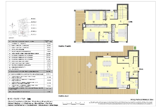 Maisonette in Colonia de Sant Jordi zu verkaufen, Woongedeelte 229 m², Zustand Erstbezug, + fussboden, Klimaanlage, 3 Slaapkamers, 2 Badkamers, Pool, ref.: HA-MLN-163-A04-11