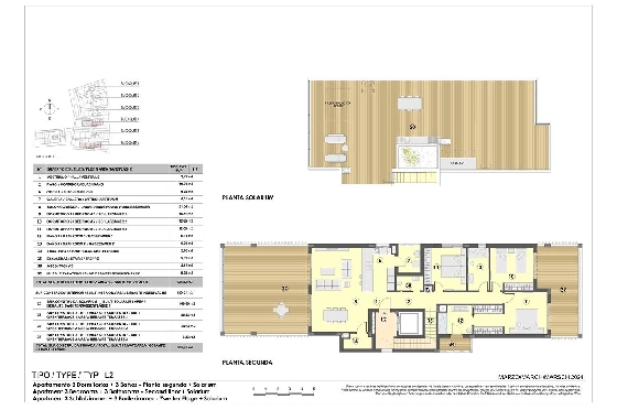 Penthouse Apartment in Colonia de Sant Jordi zu verkaufen, Woongedeelte 379 m², Zustand Erstbezug, + fussboden, Klimaanlage, 3 Slaapkamers, 2 Badkamers, Pool, ref.: HA-MLN-163-A03-10