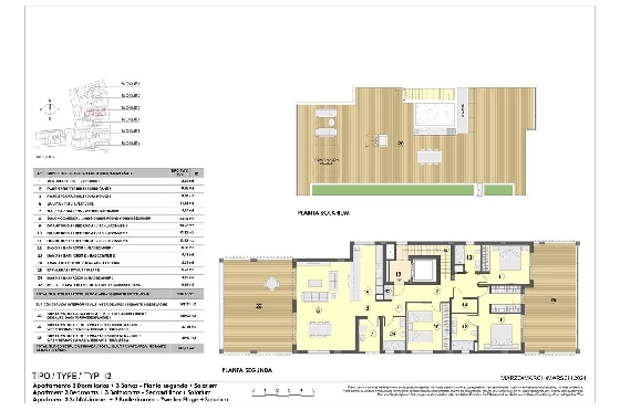 Penthouse Apartment in Colonia de Sant Jordi zu verkaufen, Woongedeelte 379 m², Zustand Erstbezug, + fussboden, Klimaanlage, 3 Slaapkamers, 2 Badkamers, Pool, ref.: HA-MLN-163-A03-11