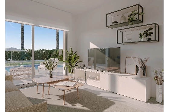 Penthouse Apartment in Colonia de Sant Jordi zu verkaufen, Woongedeelte 379 m², Zustand Erstbezug, + fussboden, Klimaanlage, 3 Slaapkamers, 2 Badkamers, Pool, ref.: HA-MLN-163-A03-4
