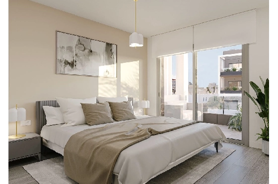 Penthouse Apartment in Colonia de Sant Jordi zu verkaufen, Woongedeelte 379 m², Zustand Erstbezug, + fussboden, Klimaanlage, 3 Slaapkamers, 2 Badkamers, Pool, ref.: HA-MLN-163-A03-6