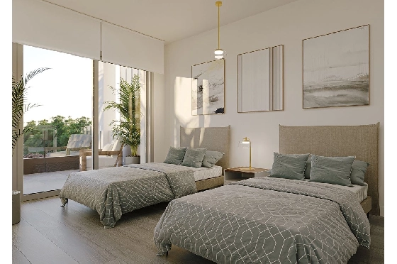 Penthouse Apartment in Colonia de Sant Jordi zu verkaufen, Woongedeelte 379 m², Zustand Erstbezug, + fussboden, Klimaanlage, 3 Slaapkamers, 2 Badkamers, Pool, ref.: HA-MLN-163-A03-7