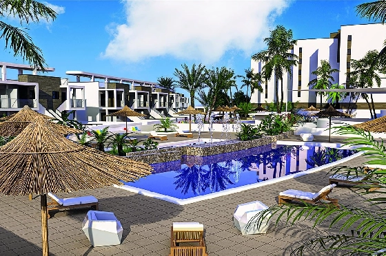 Etagen Apartment in Mil Palmeras zu verkaufen, Wohnfläche 102 m², Zustand Erstbezug, 3 Schlafzimmer, 2 Badezimmer, Pool, ref.: HA-MPN-123-A02-1