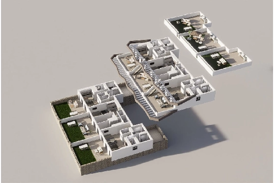 Erdgeschoss Apartment in Finestrat zu verkaufen, Wohnfläche 176 m², Zustand Erstbezug, 3 Schlafzimmer, 2 Badezimmer, Pool, ref.: HA-FIN-317-A03-4