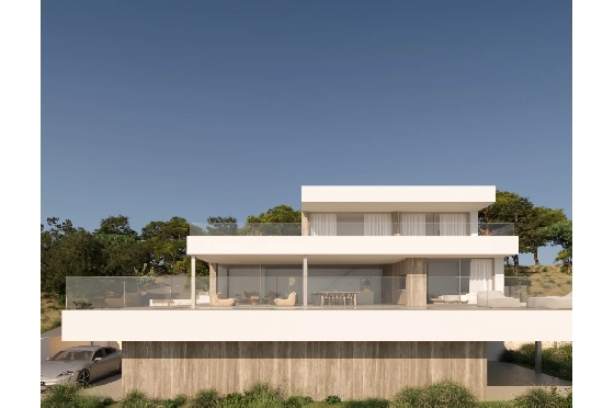 Villa in Benitachell zu verkaufen, Wohnfläche 451 m², Baujahr 2024, Klimaanlage, Grundstück 842 m², 3 Schlafzimmer, 3 Badezimmer, Pool, ref.: AM-12461NS-19