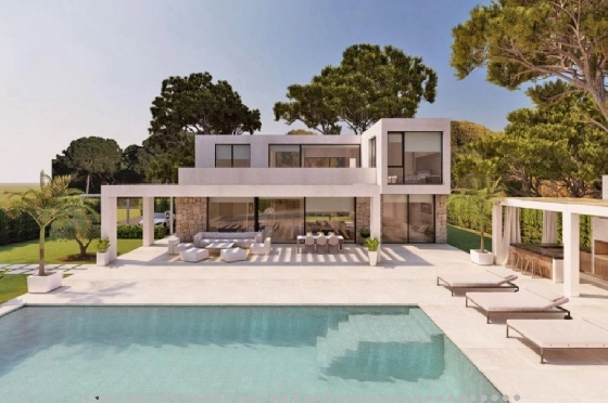 Villa in Javea zu verkaufen, Woongedeelte 250 m², Bouwjaar 2024, Klimaanlage, Grondstuk 1003 m², 4 Slaapkamers, 3 Badkamers, Pool, ref.: PR-PPS3198-1