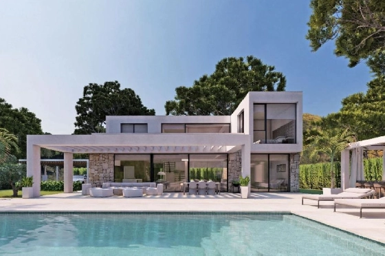 Villa in Javea zu verkaufen, Woongedeelte 250 m², Bouwjaar 2024, Klimaanlage, Grondstuk 1003 m², 4 Slaapkamers, 3 Badkamers, Pool, ref.: PR-PPS3198-3