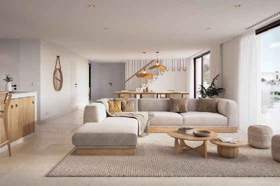 Villa in Teulada zu verkaufen, Woongedeelte 253 m², Klimaanlage, Grondstuk 800 m², 4 Slaapkamers, 3 Badkamers, Pool, ref.: AM-12498DR-5