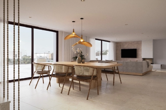 Villa in Teulada zu verkaufen, Woongedeelte 253 m², Klimaanlage, Grondstuk 800 m², 4 Slaapkamers, 3 Badkamers, Pool, ref.: AM-12498DR-6