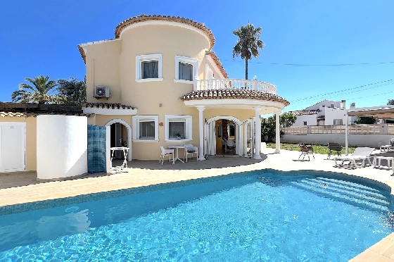 Villa in Els Poblets(Ptda. Revoltes) zu verkaufen, Woongedeelte 234 m², Bouwjaar 2004, Zustand gepflegt, + Zentralheizung, Klimaanlage, Grondstuk 614 m², 4 Slaapkamers, 3 Badkamers, Pool, ref.: AS-1425-1