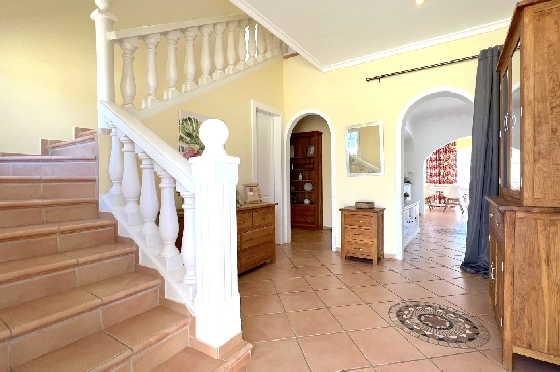 Villa in Els Poblets(Ptda. Revoltes) zu verkaufen, Woongedeelte 234 m², Bouwjaar 2004, Zustand gepflegt, + Zentralheizung, Klimaanlage, Grondstuk 614 m², 4 Slaapkamers, 3 Badkamers, Pool, ref.: AS-1425-43