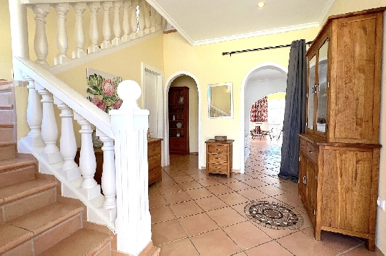 Villa in Els Poblets(Ptda. Revoltes) zu verkaufen, Woongedeelte 234 m², Bouwjaar 2004, Zustand gepflegt, + Zentralheizung, Klimaanlage, Grondstuk 614 m², 4 Slaapkamers, 3 Badkamers, Pool, ref.: AS-1425-9