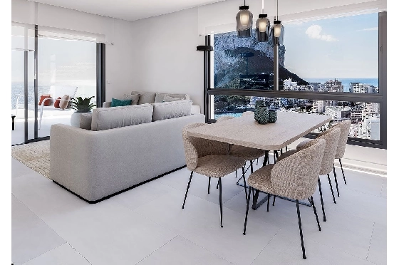 Etagen Apartment in Calpe zu verkaufen, Wohnfläche 109 m², Zustand Erstbezug, Klimaanlage, 2 Schlafzimmer, 2 Badezimmer, Pool, ref.: HA-CAN-150-A02-5