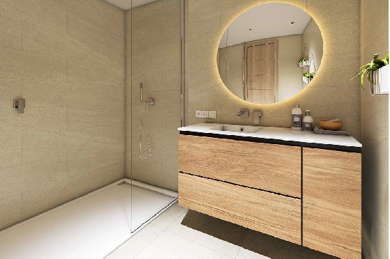 Erdgeschoss Apartment in Sant Elm zu verkaufen, Woongedeelte 112 m², Zustand Erstbezug, Klimaanlage, 3 Slaapkamers, 2 Badkamers, Pool, ref.: HA-MLN-434-A01-12