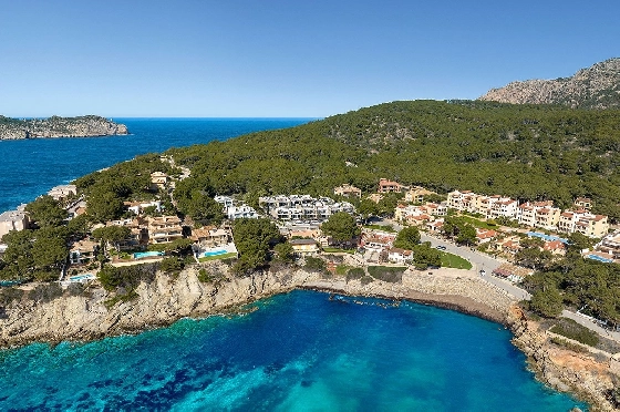 Erdgeschoss Apartment in Sant Elm zu verkaufen, Woongedeelte 112 m², Zustand Erstbezug, Klimaanlage, 3 Slaapkamers, 2 Badkamers, Pool, ref.: HA-MLN-434-A01-14