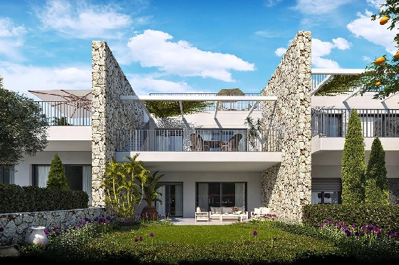 Erdgeschoss Apartment in Sant Elm zu verkaufen, Woongedeelte 112 m², Zustand Erstbezug, Klimaanlage, 3 Slaapkamers, 2 Badkamers, Pool, ref.: HA-MLN-434-A01-3