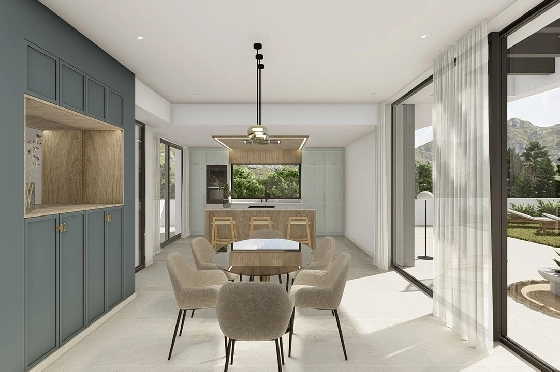 Villa in Polop zu verkaufen, Wohnfläche 311 m², Zustand Erstbezug, Klimaanlage, Grundstück 366 m², 4 Schlafzimmer, 4 Badezimmer, Pool, ref.: HA-PON-241-E02-9