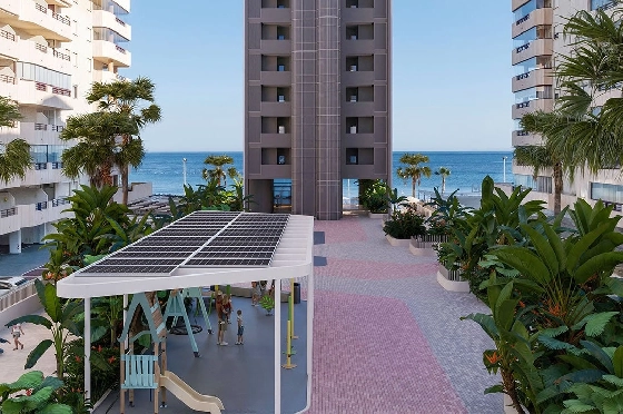 Maisonette in Calpe zu verkaufen, Woongedeelte 228 m², Zustand Erstbezug, Klimaanlage, 3 Slaapkamers, 3 Badkamers, Pool, ref.: HA-CAN-150-A04-10