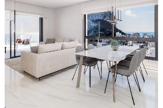Maisonette in Calpe zu verkaufen, Woongedeelte 228 m², Zustand Erstbezug, Klimaanlage, 3 Slaapkamers, 3 Badkamers, Pool, ref.: HA-CAN-150-A04-5