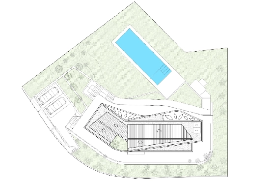 Villa in Javea zu verkaufen, Woongedeelte 350 m², Bouwjaar 2025, Klimaanlage, Grondstuk 1000 m², 3 Slaapkamers, 2 Badkamers, Pool, ref.: AM-12492DA-12