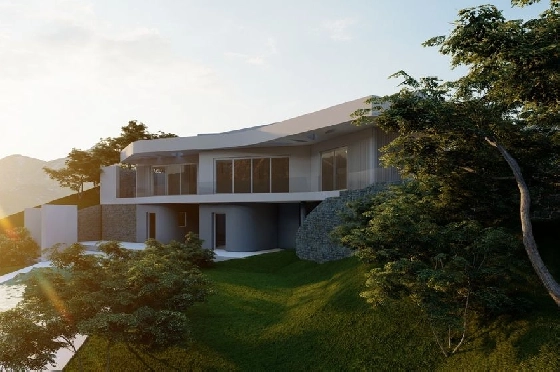 Villa in Javea zu verkaufen, Woongedeelte 350 m², Bouwjaar 2025, Klimaanlage, Grondstuk 1000 m², 3 Slaapkamers, 2 Badkamers, Pool, ref.: AM-12492DA-18