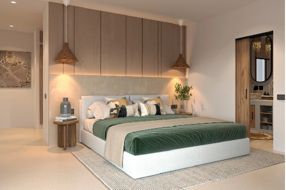 Villa in Javea zu verkaufen, Woongedeelte 200 m², Bouwjaar 2025, Klimaanlage, Grondstuk 1000 m², 4 Slaapkamers, 3 Badkamers, Pool, ref.: AM-12500DR-6