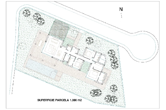 Villa in Javea zu verkaufen, Woongedeelte 200 m², Bouwjaar 2025, Klimaanlage, Grondstuk 1000 m², 4 Slaapkamers, 3 Badkamers, Pool, ref.: AM-12500DR-7