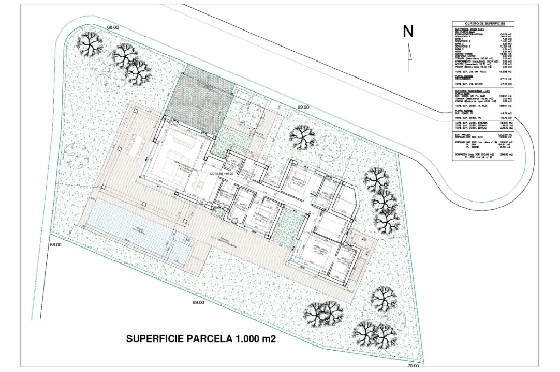 Villa in Javea zu verkaufen, Woongedeelte 200 m², Bouwjaar 2025, Klimaanlage, Grondstuk 1000 m², 4 Slaapkamers, 3 Badkamers, Pool, ref.: AM-12500DR-8