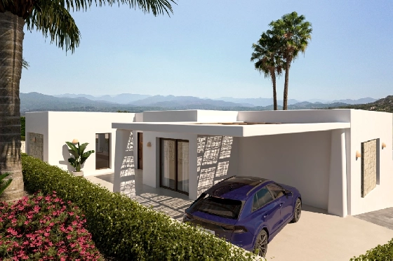 Villa in Javea zu verkaufen, Woongedeelte 200 m², Bouwjaar 2025, Klimaanlage, Grondstuk 1000 m², 3 Slaapkamers, 4 Badkamers, Pool, ref.: AM-12502DR-3