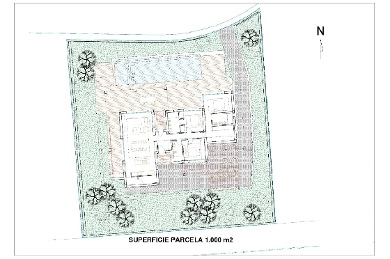Villa in Javea zu verkaufen, Woongedeelte 200 m², Bouwjaar 2025, Klimaanlage, Grondstuk 1000 m², 3 Slaapkamers, 4 Badkamers, Pool, ref.: AM-12502DR-8