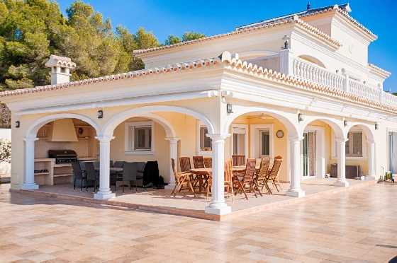 Villa in Moraira zu verkaufen, Woongedeelte 466 m², Bouwjaar 2005, Klimaanlage, Grondstuk 2040 m², 5 Slaapkamers, 5 Badkamers, Pool, ref.: AM-12515DR-21