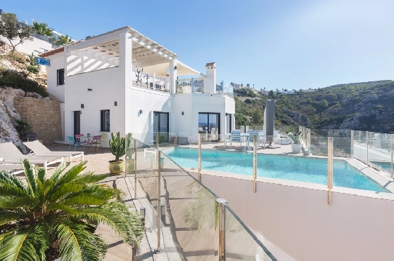 Villa in Denia zu verkaufen, Woongedeelte 170 m², Bouwjaar 2019, + Fussbodenheizung, Klimaanlage, Grondstuk 829 m², 3 Slaapkamers, 4 Badkamers, ref.: HG-3804-2