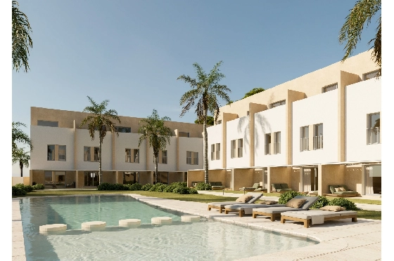 Reihenhaus in Denia zu verkaufen, Woongedeelte 102 m², Bouwjaar 2026, Grondstuk 65 m², 3 Slaapkamers, 3 Badkamers, ref.: LS-BV8-1