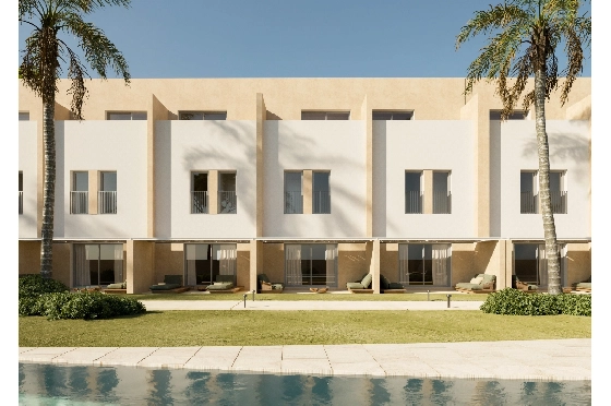 Reihenhaus in Denia zu verkaufen, Woongedeelte 102 m², Bouwjaar 2026, Grondstuk 65 m², 3 Slaapkamers, 3 Badkamers, ref.: LS-BV8-5