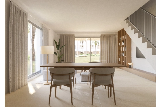 Reihenhaus in Denia zu verkaufen, Woongedeelte 102 m², Bouwjaar 2026, Klimaanlage, Grondstuk 65 m², 3 Slaapkamers, 3 Badkamers, Pool, ref.: LS-BV9-4