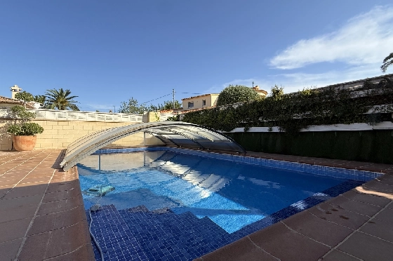 Finca in Els Poblets(Xironets) zu verkaufen, Woongedeelte 220 m², Bouwjaar 2008, + Zentralheizung, Klimaanlage, Grondstuk 540 m², 3 Slaapkamers, 2 Badkamers, Pool, ref.: GC-0125-38