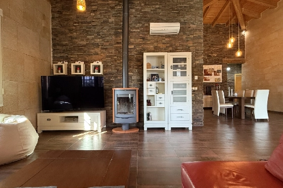 Finca in Els Poblets(Xironets) zu verkaufen, Woongedeelte 220 m², Bouwjaar 2008, + Zentralheizung, Klimaanlage, Grondstuk 540 m², 3 Slaapkamers, 2 Badkamers, Pool, ref.: GC-0125-8