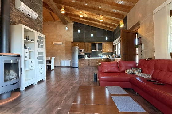 Finca in Els Poblets(Xironets) zu verkaufen, Woongedeelte 220 m², Bouwjaar 2008, + Zentralheizung, Klimaanlage, Grondstuk 540 m², 3 Slaapkamers, 2 Badkamers, Pool, ref.: GC-0125-9