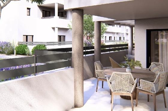Apartment in Javea zu verkaufen, Woongedeelte 105 m², + KLIMA, Klimaanlage, Grondstuk 15 m², 3 Slaapkamers, 2 Badkamers, Pool, ref.: IV-P1-5-4