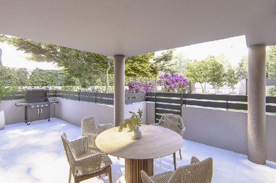 Apartment in Javea zu verkaufen, Woongedeelte 105 m², + KLIMA, Klimaanlage, Grondstuk 15 m², 3 Slaapkamers, 2 Badkamers, Pool, ref.: IV-P1-5-5